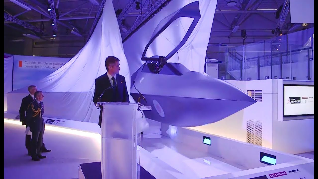 2035 UK's new fighter jet #Tempest, Combat Air Strategy, Farnborough 2018  #FIA18
