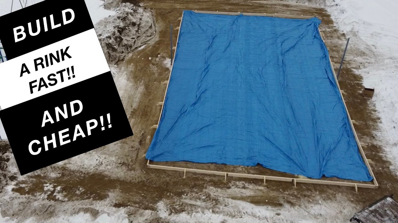 Building a backyard Ice rink