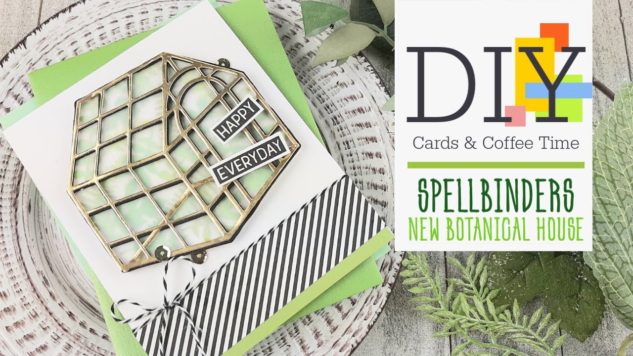 Spellbinders | New Botanical House Die Set | DIY Card by Tina Smith