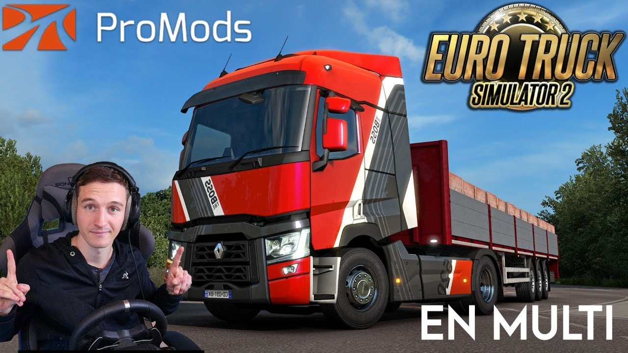 Je roule sur la Promods en multi ! Euro Truck Simulator 2