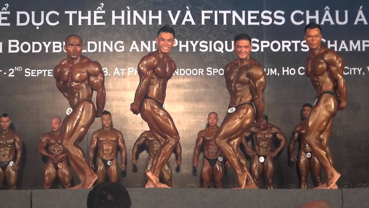 2013 47TH ABBF Bodybuilding  80kg pre judging Ho Chi Minh Vietnam