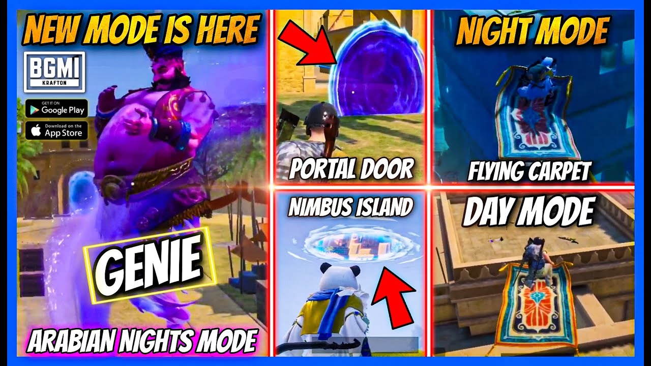 BIGGEST UPDATE IS HERE - ARABIAN NIGHTS MODE FIRST LOOK / NIMBUS ISLAND IS BACK / NIGHT MODE( BGMI )