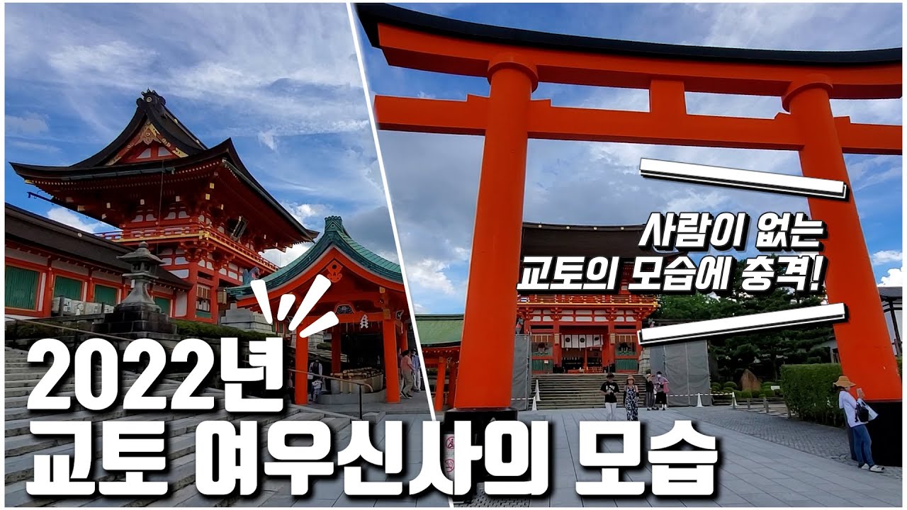교토 여행｜2022년 여우신사의 모습｜자유여행시 참고하세요 어그로 없는 솔직한 여행 팁｜일본 여행 브이로그