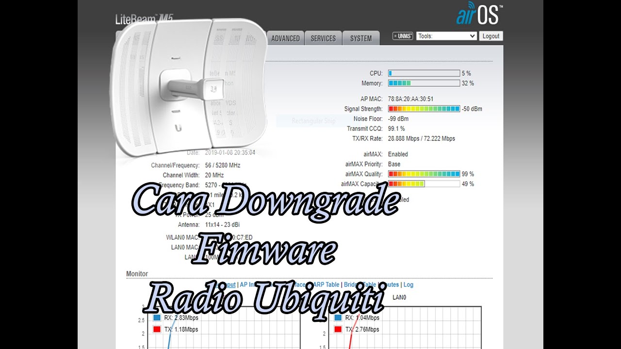 Cara Downgrade Fimware Radio Ubiqwiti M5