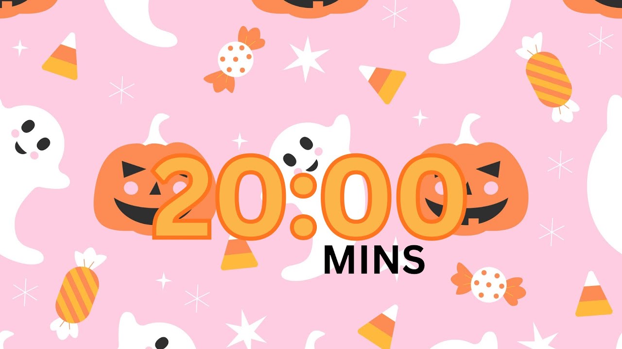 20-Minute Halloween-Themed Countdown Timer – Classroom Breaks, Study, Parties & More✨