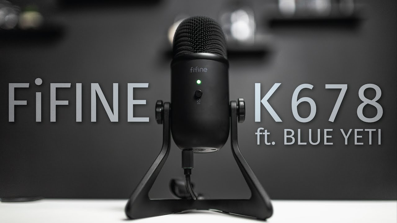 Обзор/тест USB-микрофона FiFine K678 (против Blue Yeti)