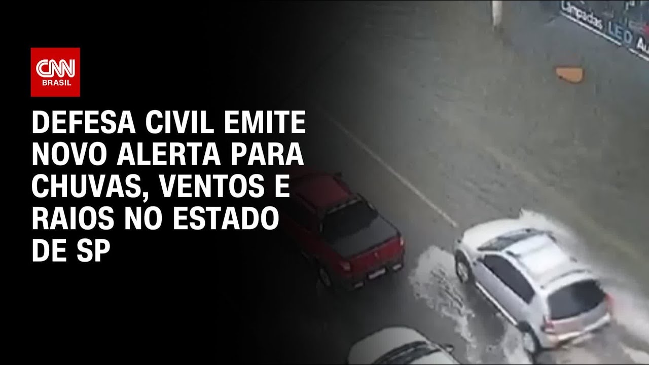 Cidade de São Paulo e Região Metropolitana tem novo alerta para fortes chuvas | CNN 360º