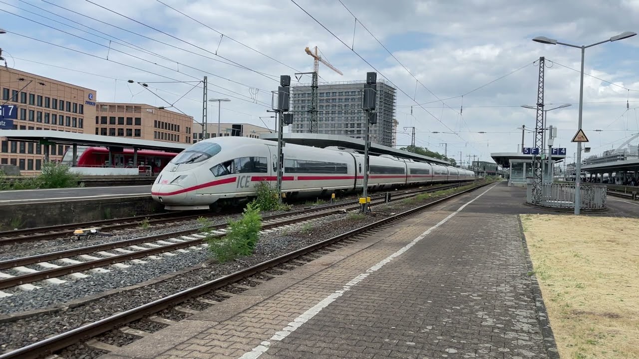 ICE 3MF (Br 406), Ausfahrt mit Makrofon, K&ouml;ln Messe/Deutz