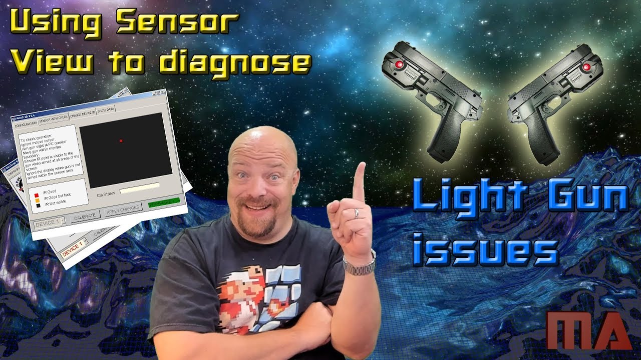 Ultimarc Light Guns - Using the Sensor View to troubleshoot and an RF capable camera