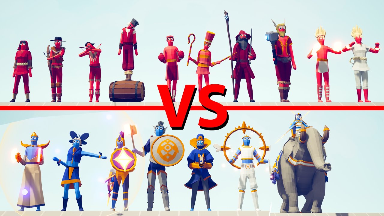 LEGACY TEAM vs GOOD TEAM - Totally Accurate Battle Simulator TABS