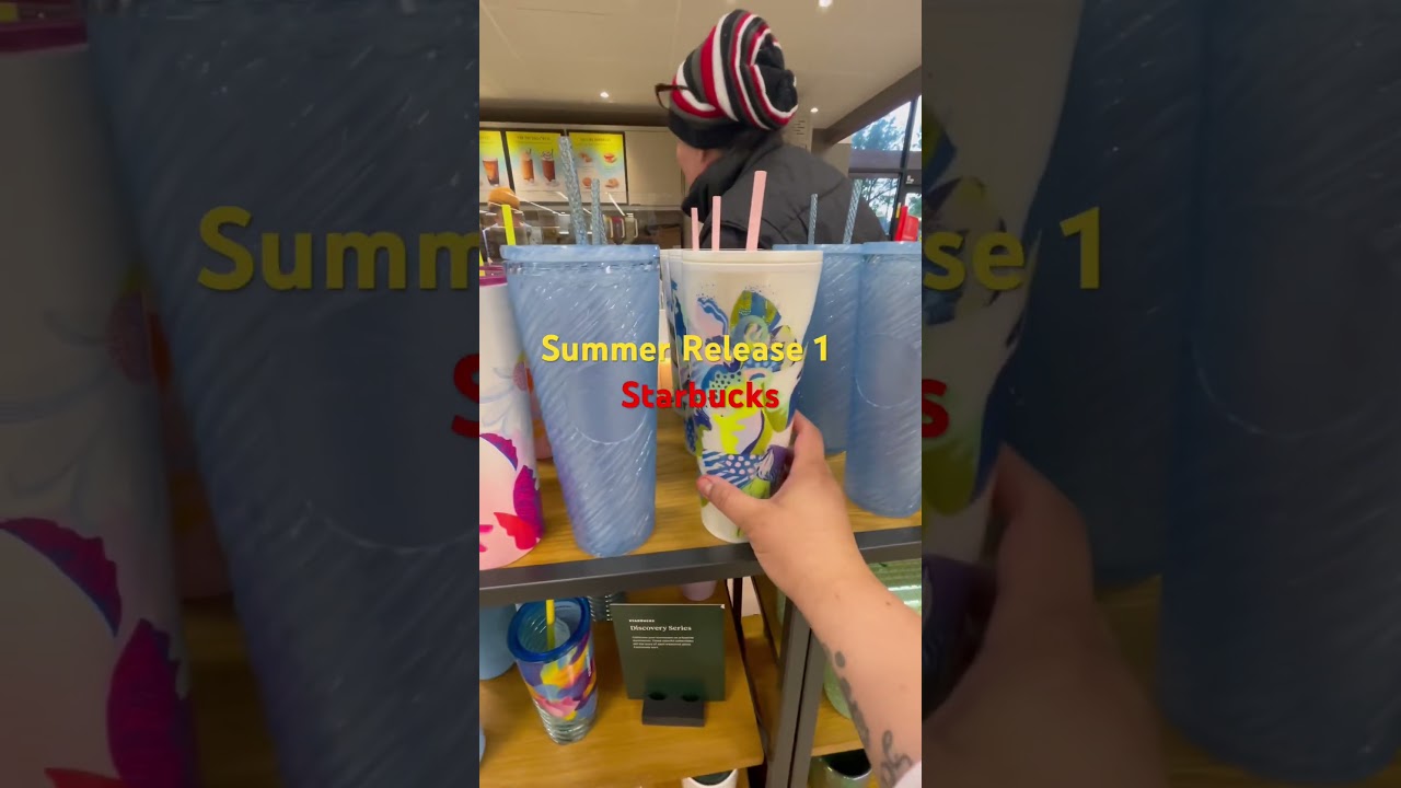 New Summer Release 1 for Starbucks cups #starbucks #starbuckscups #starbuckstumbler  #coffelove