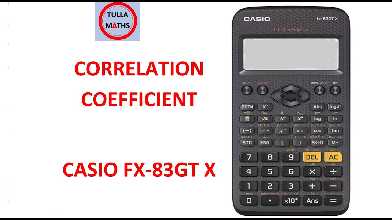 Калькулятор коэффициента корреляции Casio fx-83gtx (НОВЫЙ)