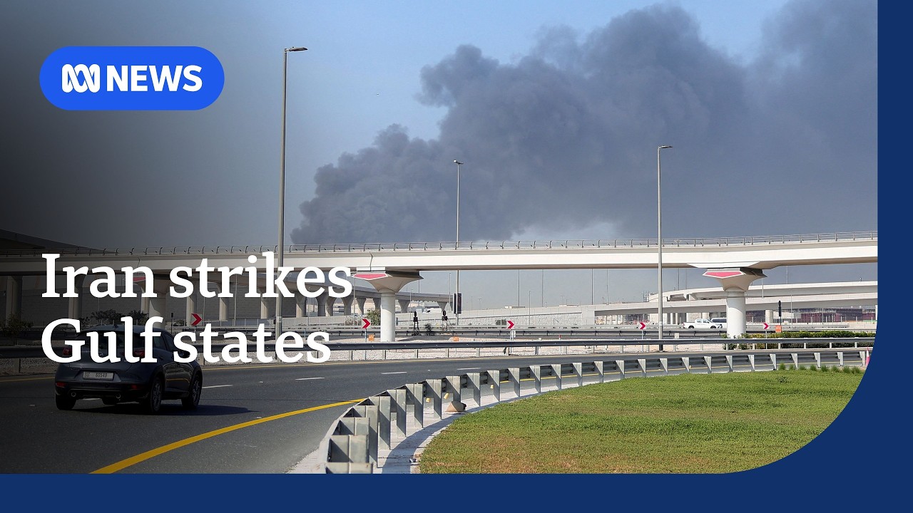 Civilian buildings hit in Dubai, Bahrain as Iran closes the Strait of Hormuz | ABC NEWS