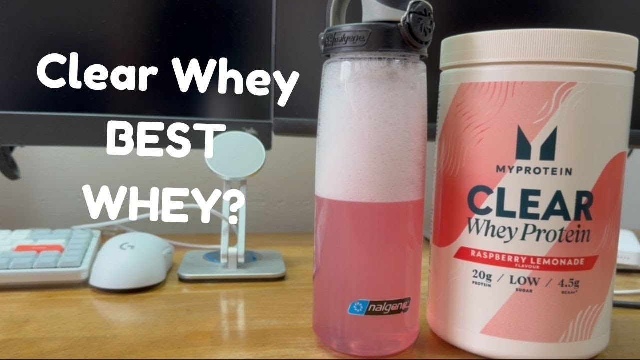 4K unboxing: MyProtein Clear Whey Raspberry Lemonade
