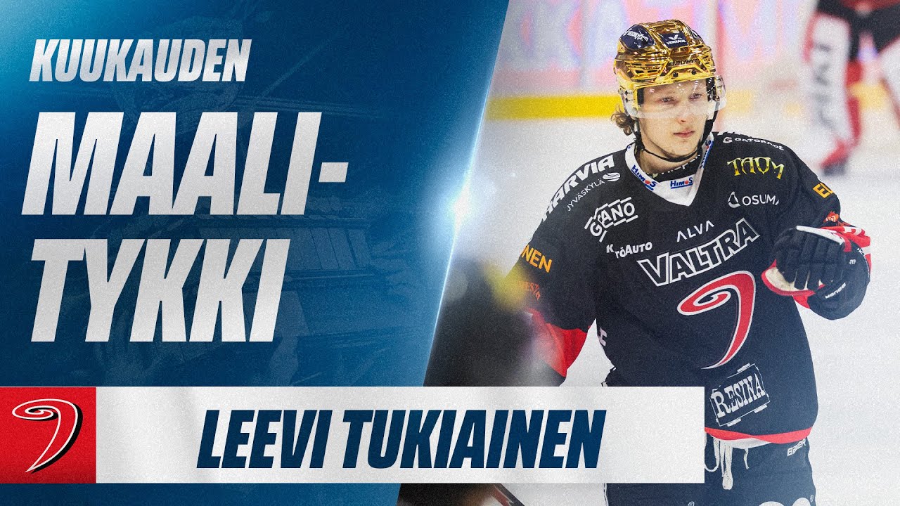 JYPin Leevi Tukiainen on Liigan syyskuun maalitykki! 🚨