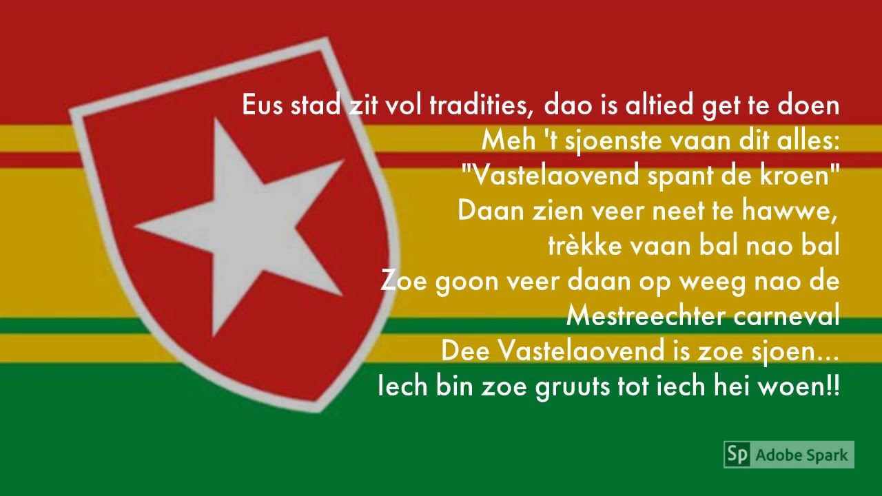 Mestreechter Vastelaovendsleedsje 2020 Verleef op Mestreech!