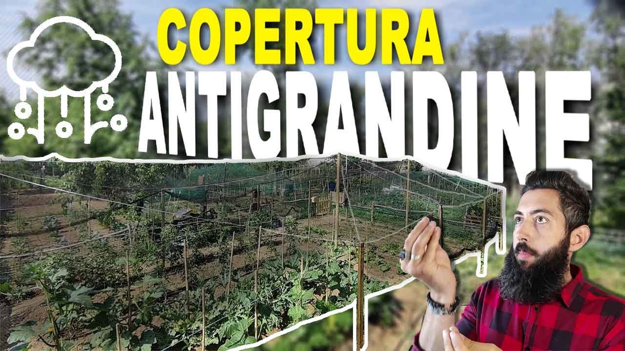 RETE ANTIGRANDINE - fissaggio con SCHIUMA POLIURETANICA!!!!