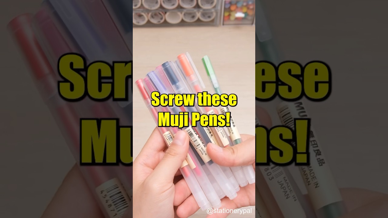 Screw these Muji Pens!😡😡😡 