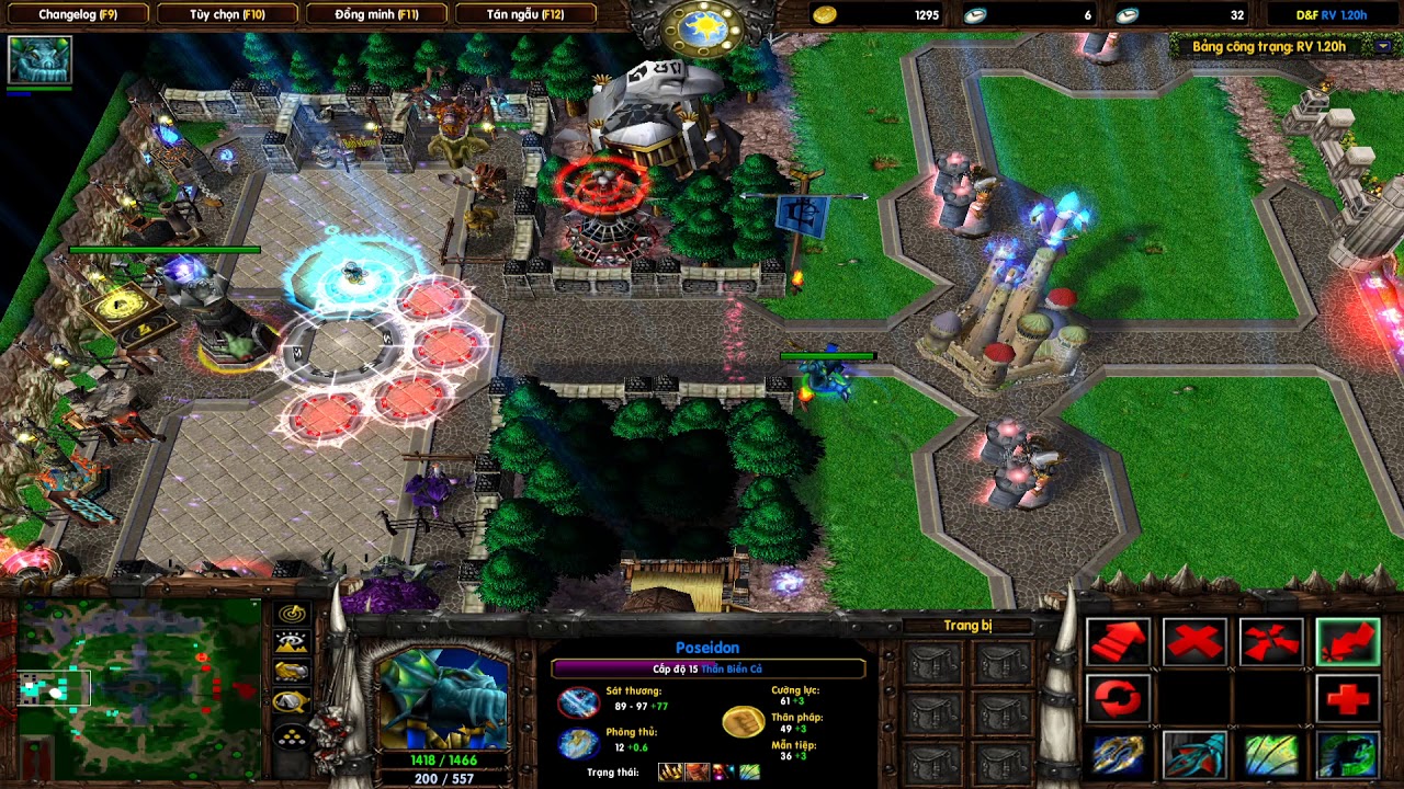 Warcraft 3 | Divide and Fight Rev - Kèo căng cực với ông trùm thủ đức, Thần của biển vs Nam tước
