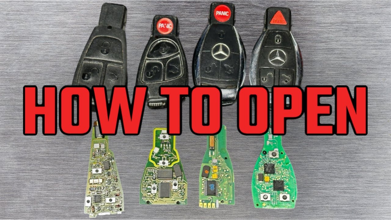 Как открыть ключи Mercedes Benz