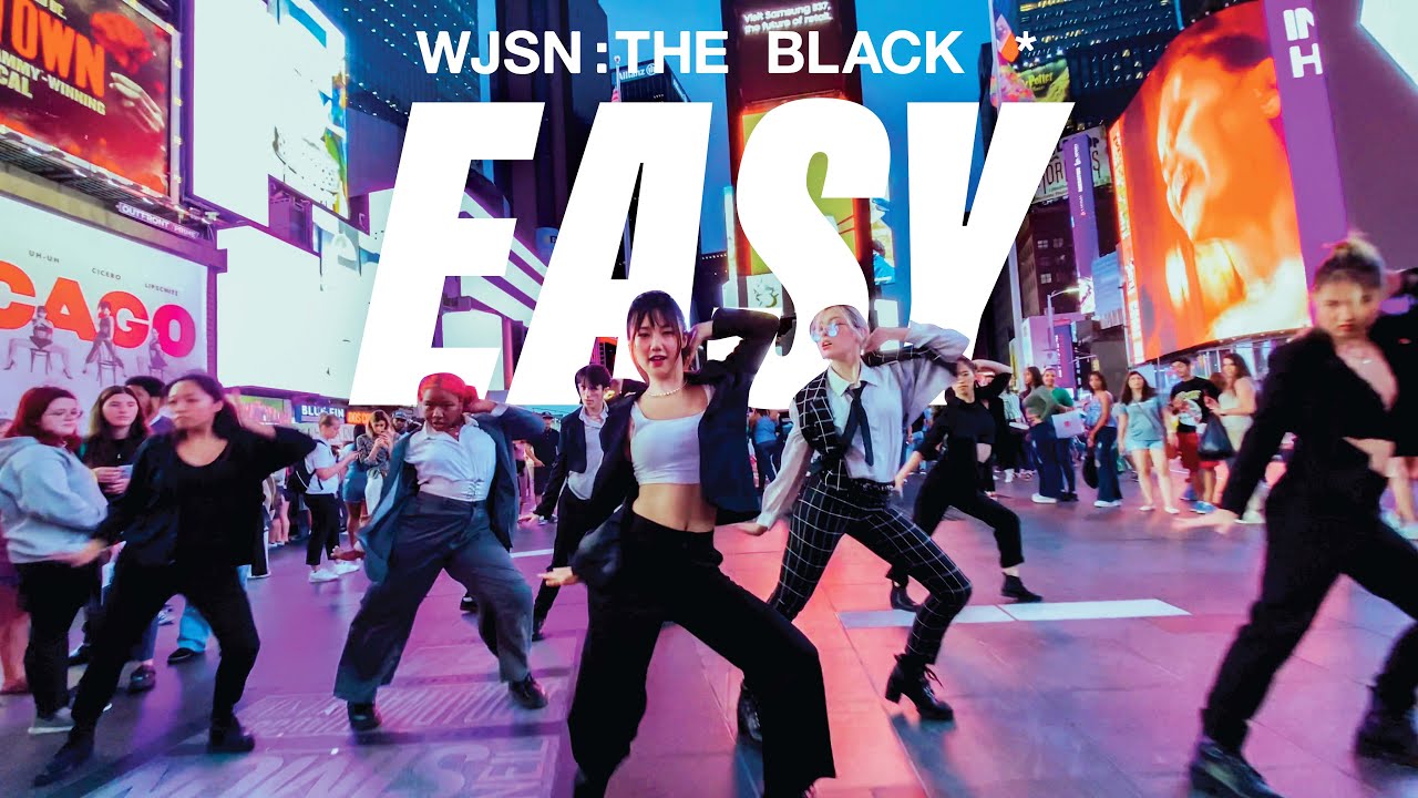 [KPOP IN PUBLIC NYC | TIMES SQUARE] 우주소녀 더 블랙 (WJSN THE BLACK) - Easy Dance Cover by OFFBRND