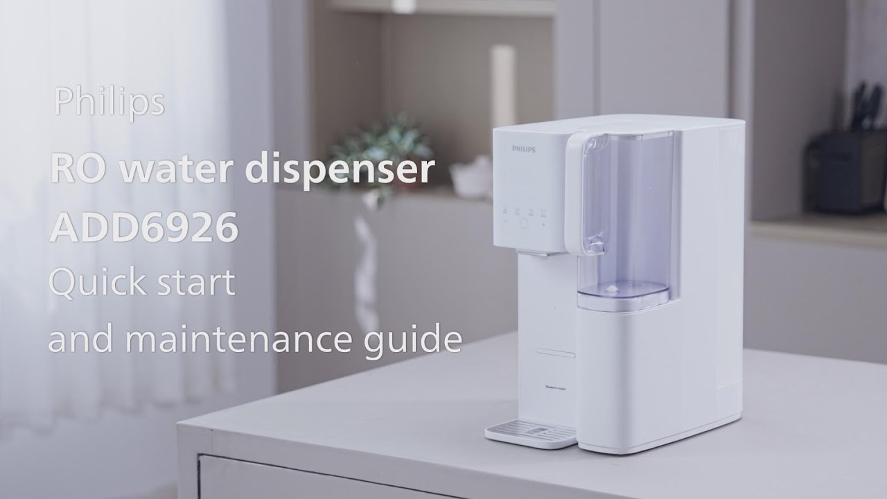 Quick Start and Maintenance Guide - Philips RO Water Station, ADD6926