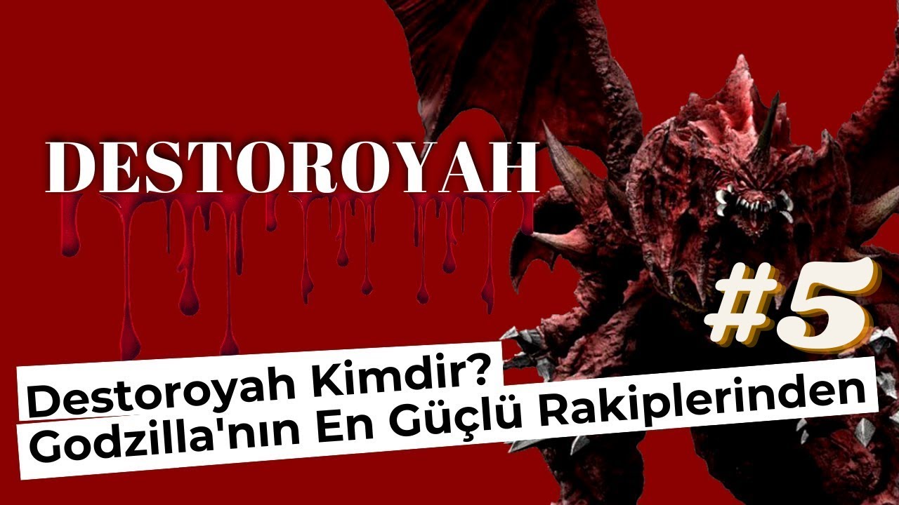 Destoroyah Kimdir? Godzilla vs Kong Evreni Dahil Bütün Evrenlerin Tüm Titanları # 5