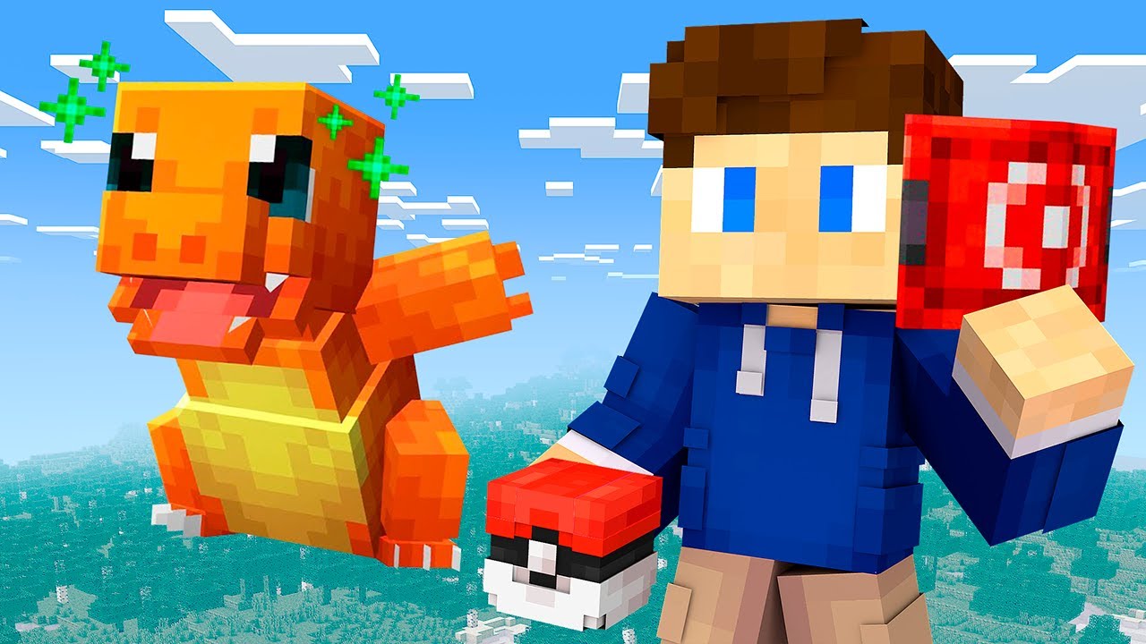 Jeg Fangede Min Første Pokémon! | Minecraft Pokémon #1