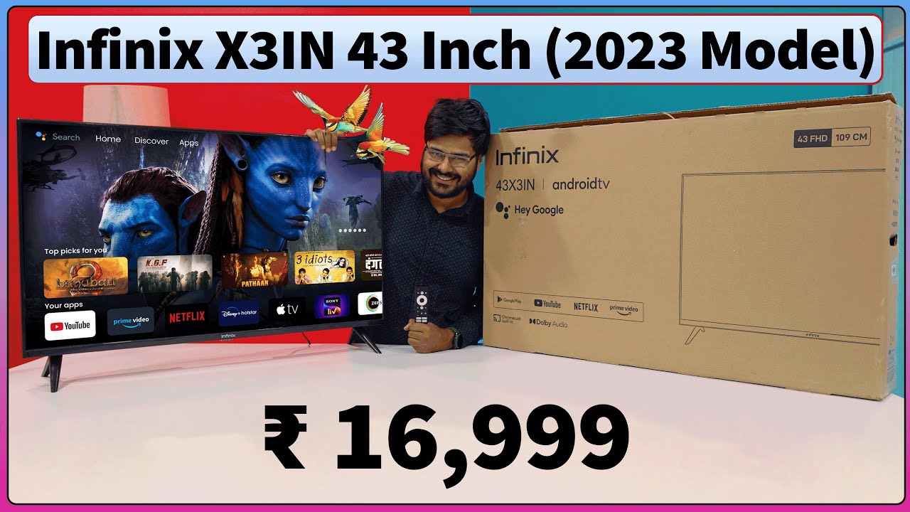 43 Inch Full HD TV Under ₹16,000? 💰 Infinix 43 Inch X3IN Android Smart TV Unboxing and Review 🤔
