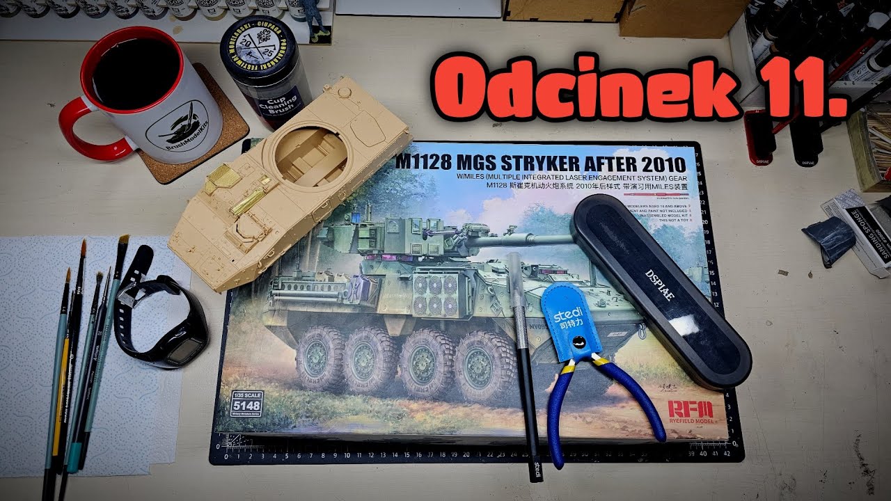Budowa modelu RFM Stryker M1128 🔥 1:35