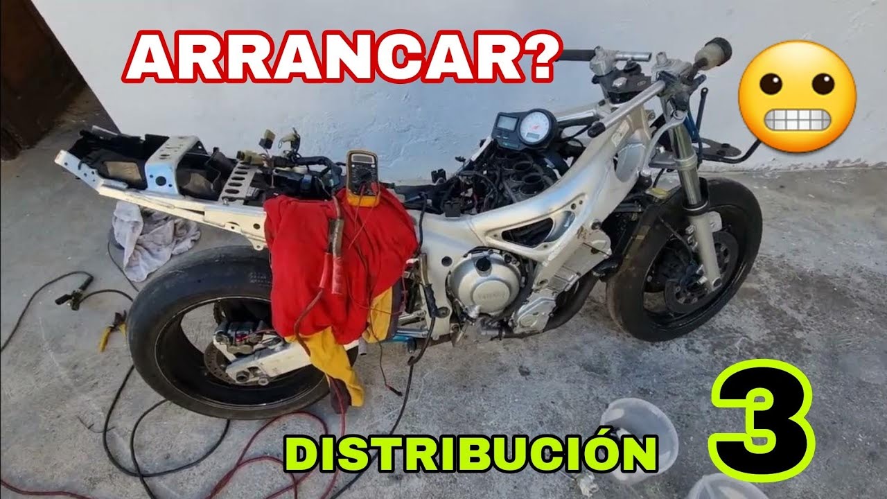 3 YAMAHA R6 TETRIS🛠️ Montar Tensor Distribución e intentar Arrancar 🚀