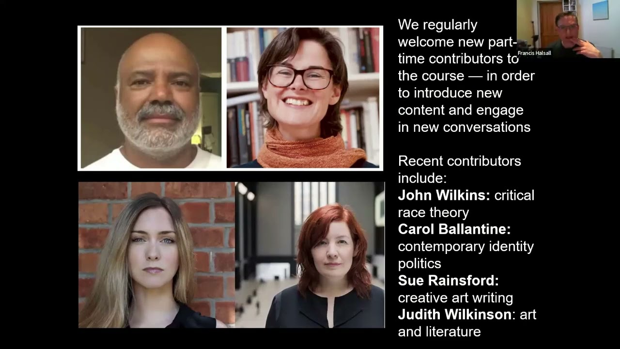 Postgrad Futures Week - MA/MFA Art in the Contemporary World Webinar - NCAD