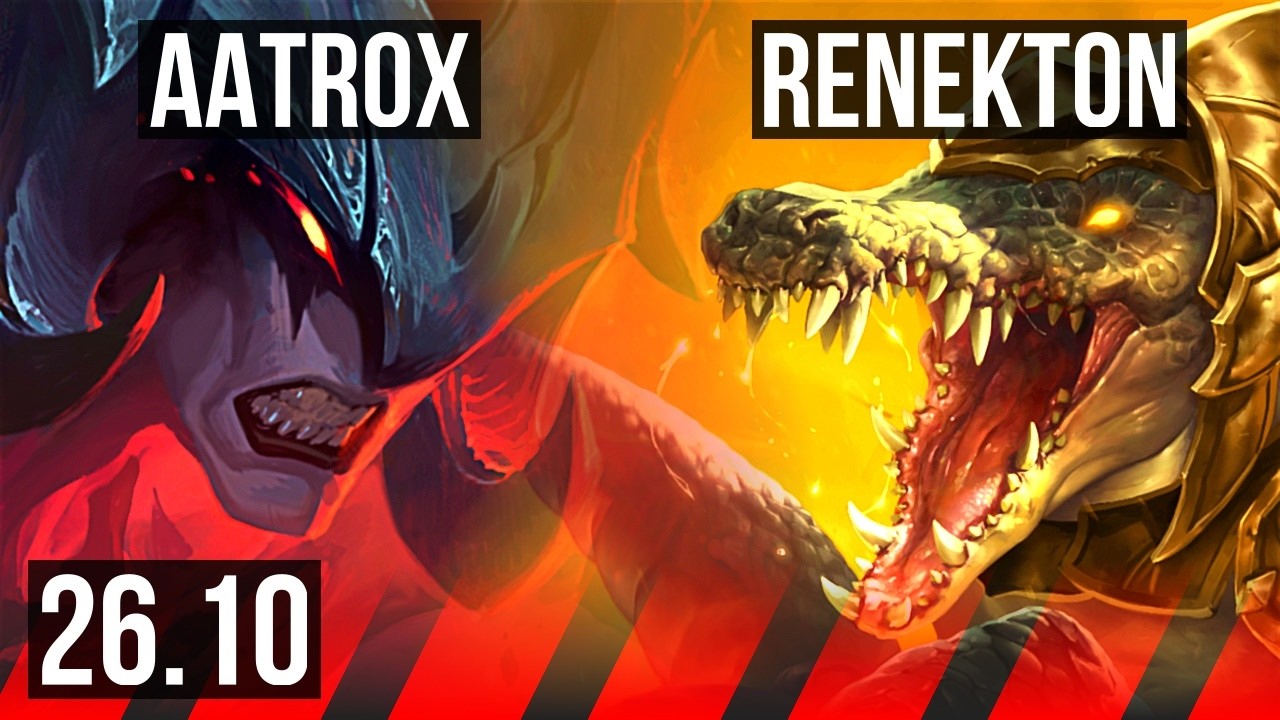 AATROX vs RENEKTON (TOP) | KR Master | 26.10
