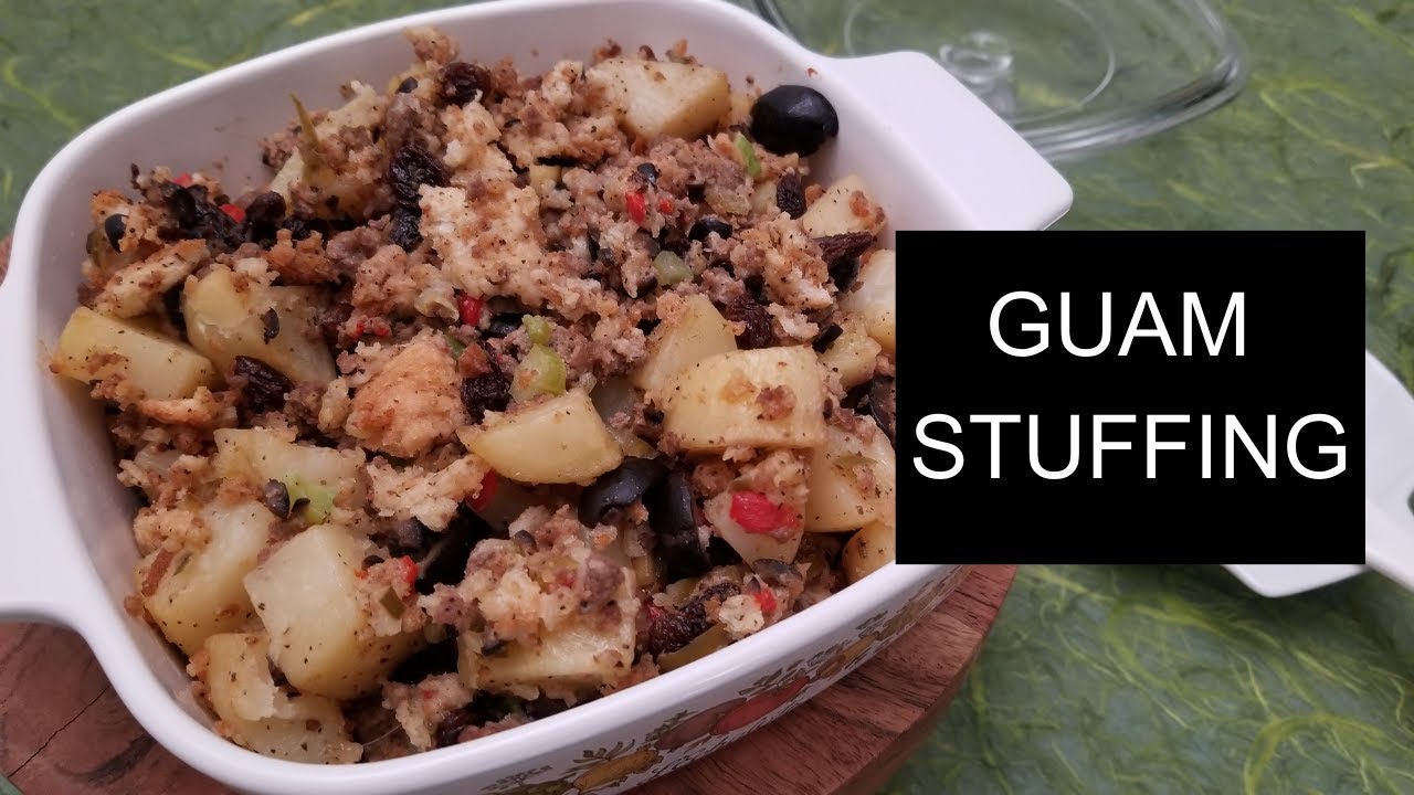 Chamorro Recipes | Chamorro STUFFING Riyenu | Guam Food