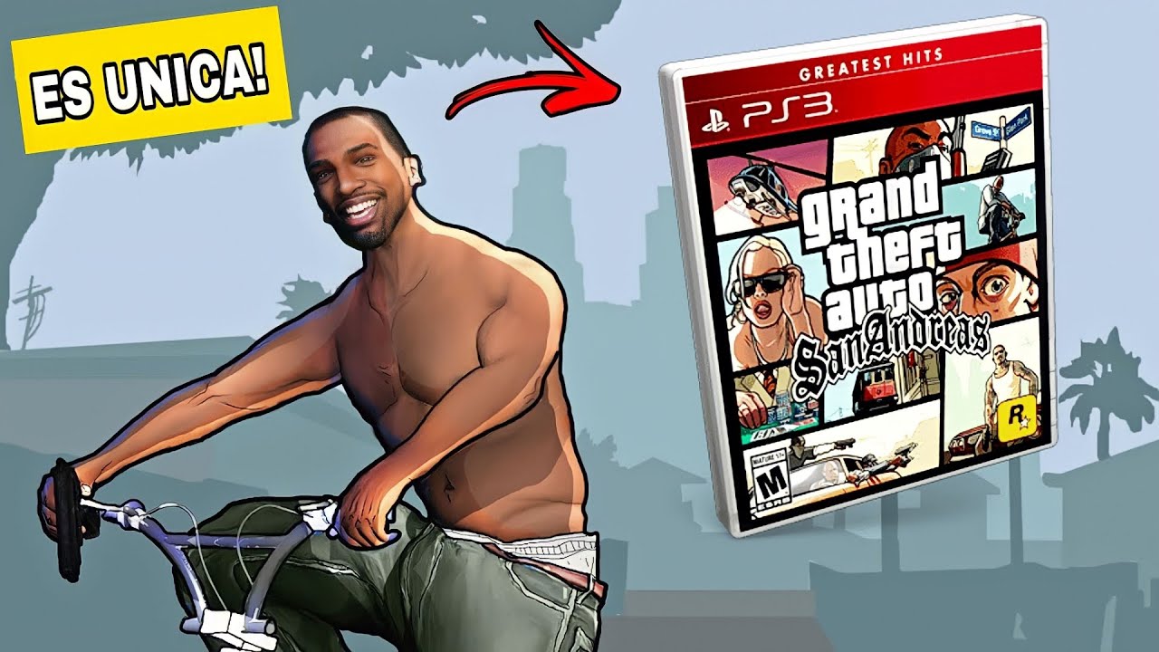 La EXCLUSIVA y RARA Versión de Gta San Andreas de PS3
