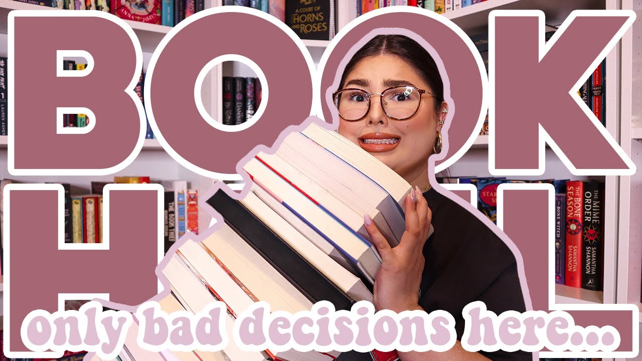 MASSIVE book haul because i'm the queen of bad decisions 💅🏻