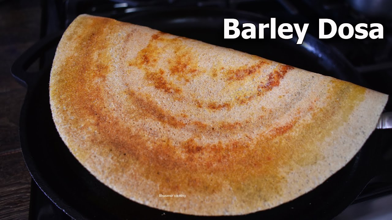 CRISPY BARLEY DOSA 🍛 | High-Protein, Fermented Breakfast Recipe | Diabetic-Friendly & Super Healthy!