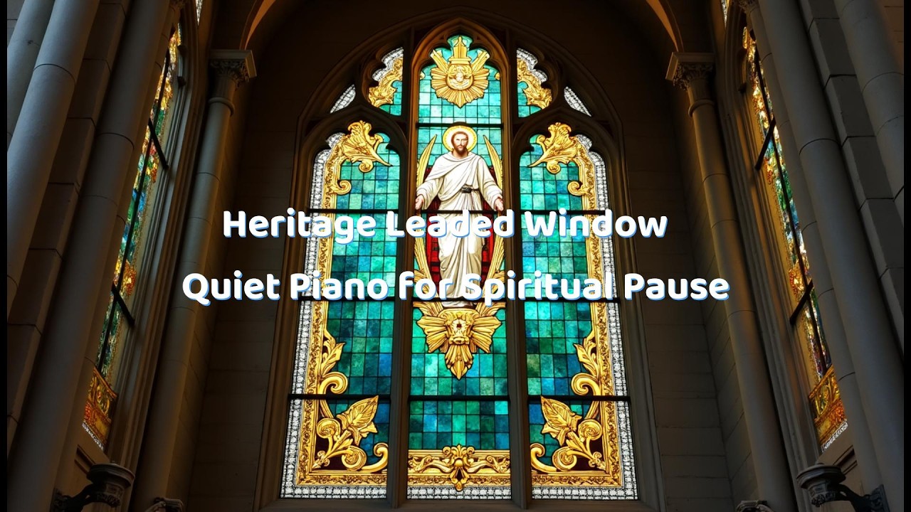 Heritage Leaded Window — Quiet Piano for Spiritual Pause (1hour)