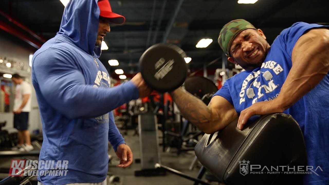 IFBB Pros Guy Cisternino and Marco Rivera Train Arms 5 Weeks Out from the NY Pro Part 2
