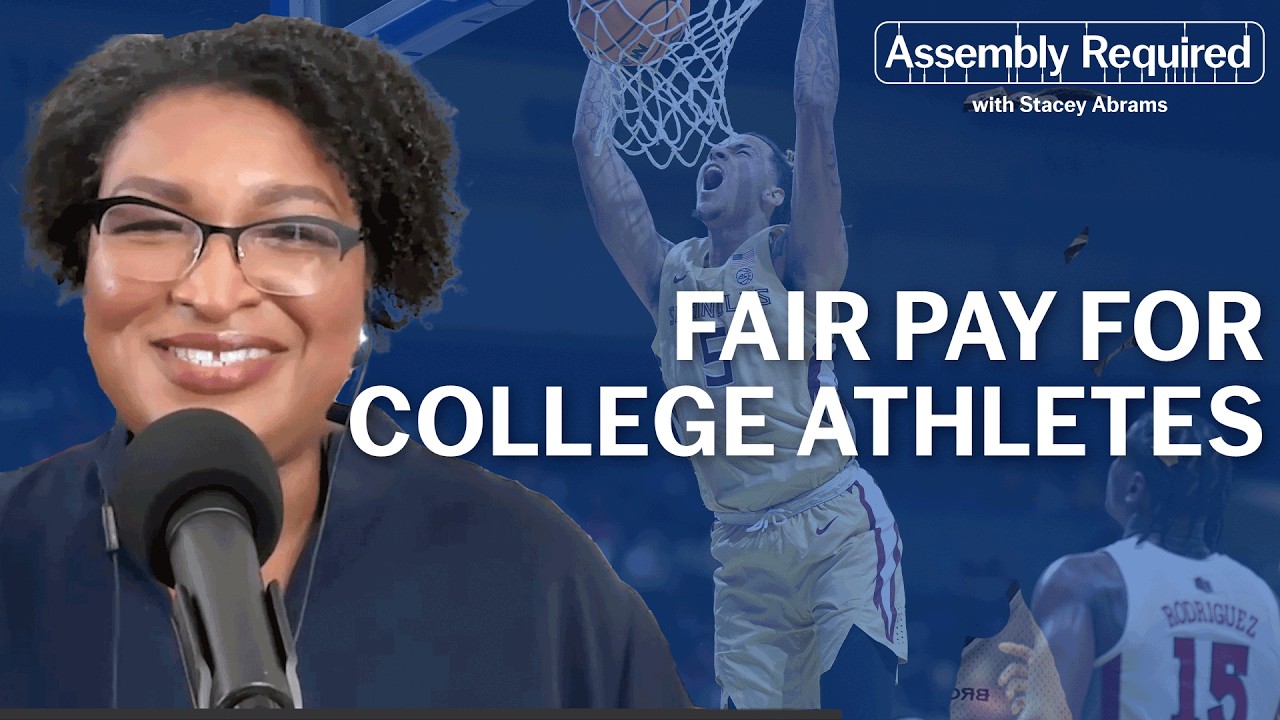 Stacey Abrams Talks to NFL and WNBA Stars About Making College Sports Fair for Athletes