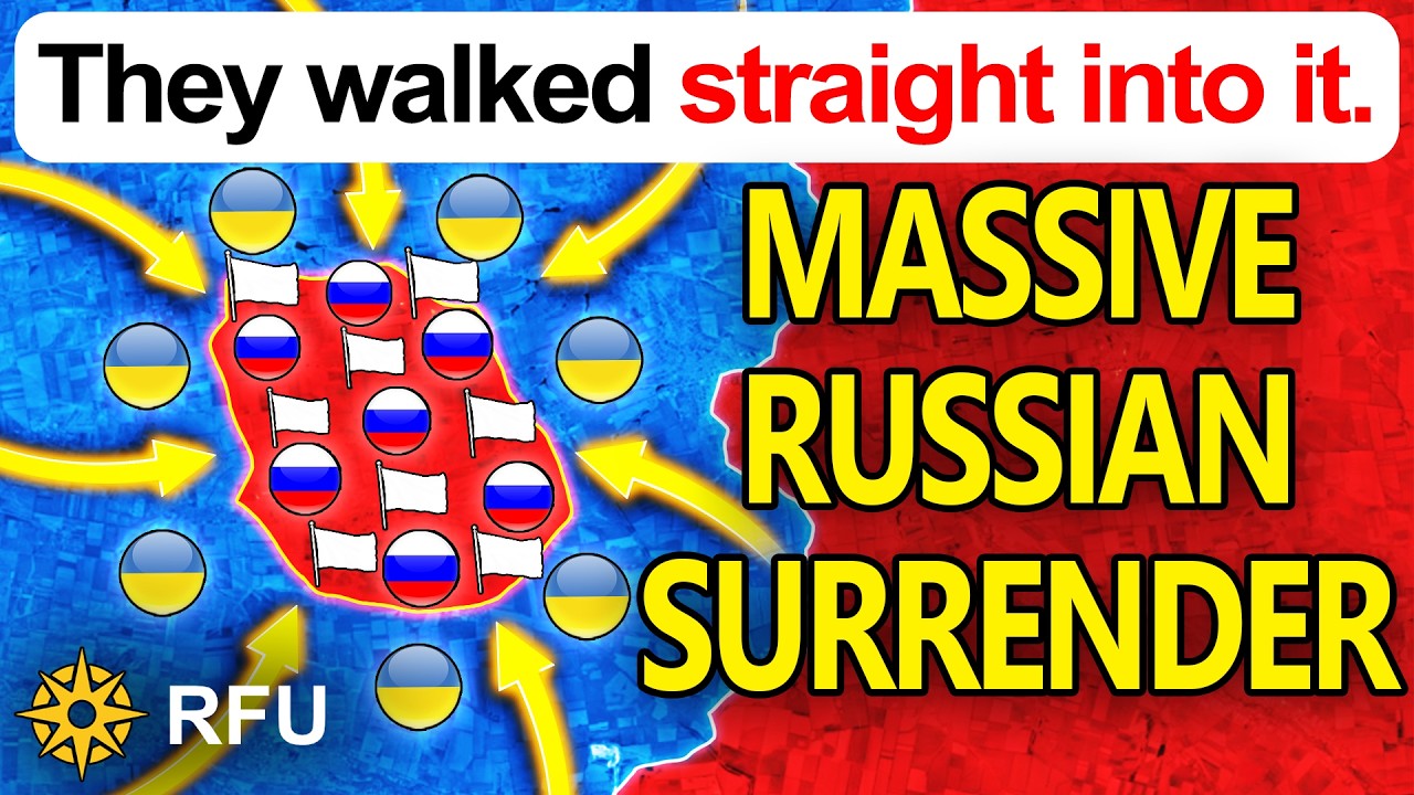 A large group of Russian soldiers TRAPPED by Ukrainian troops