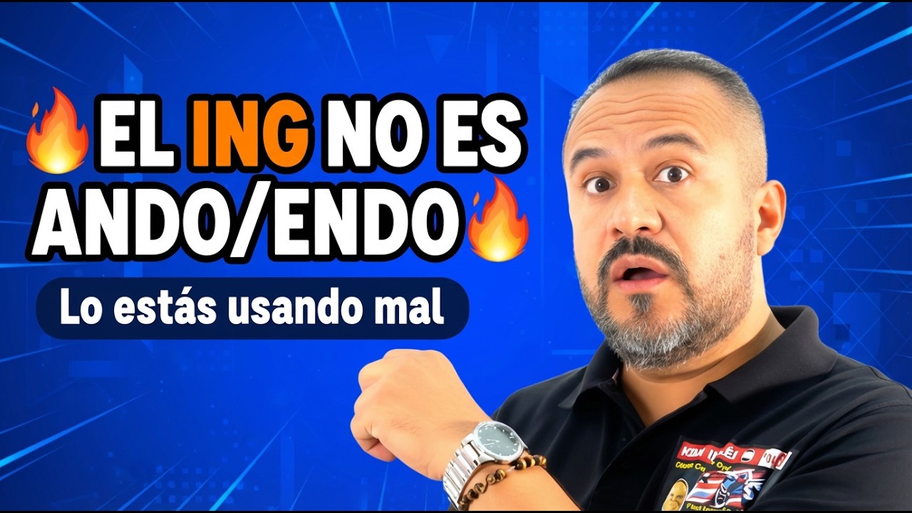 Esto es lo que NO sabías del -ING en inglés