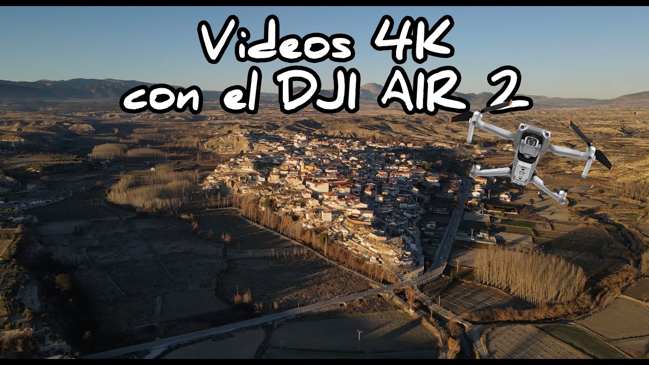 Volando el Dron DJI Mavic AIR 2 en directo con imágenes en 4K | Soy fotógrafo