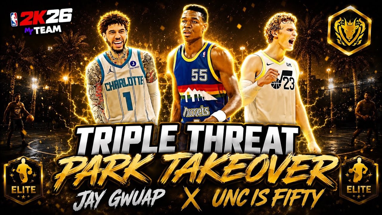 Мы выдали серию из 10 ПОБЕД подряд с Unc Is Fifty! | NBA 2K26 MyTEAM Triple Threat Park