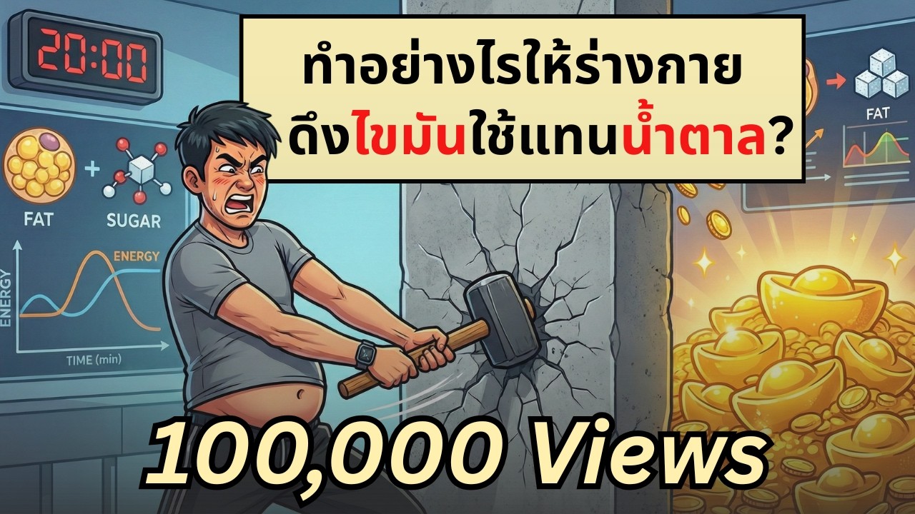 ทลายกำแพง 20 นาที | ทำอย่างไรให้ร่างกาย ดึงไขมันใช้แทนน้ำตาล | เรื่องไม่รู้รอบตัว