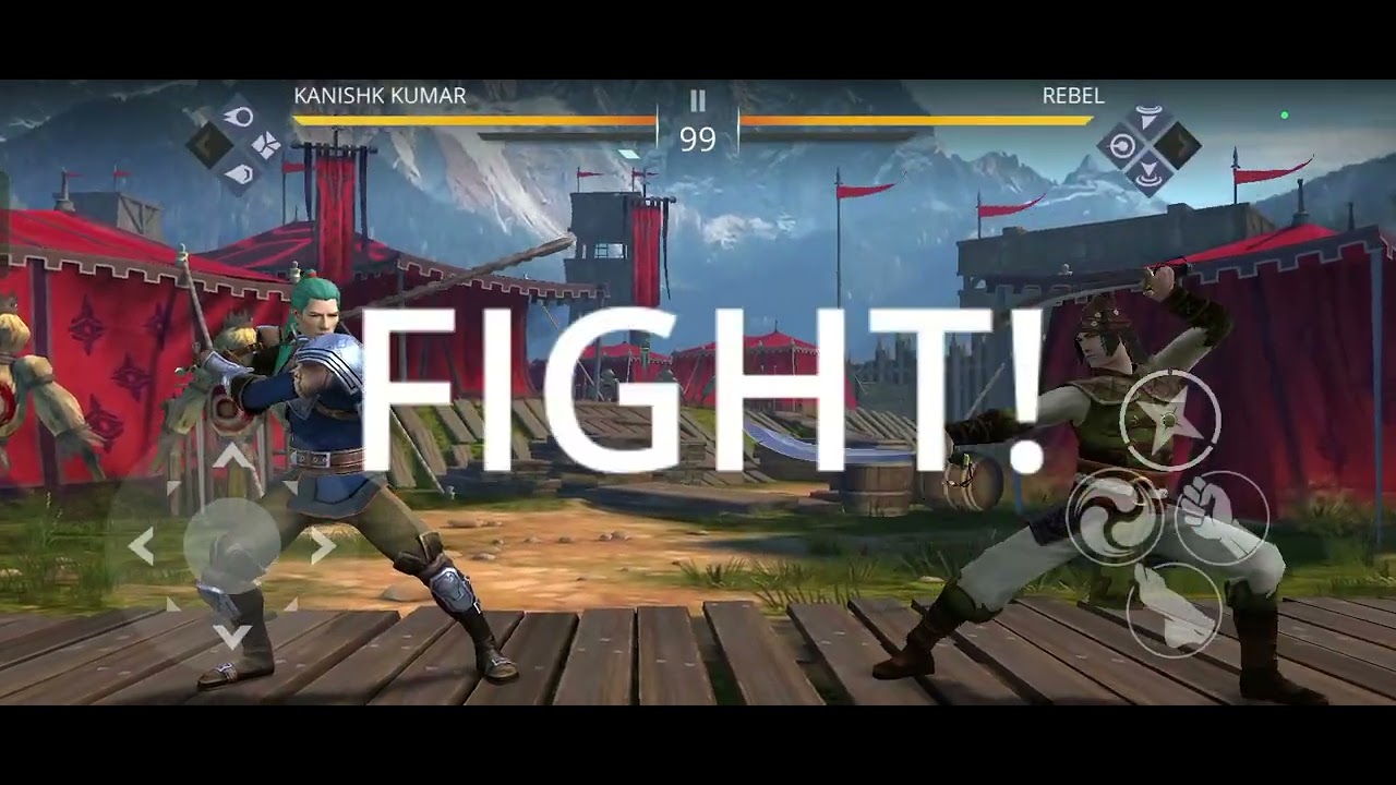 Playing shadow fight 3