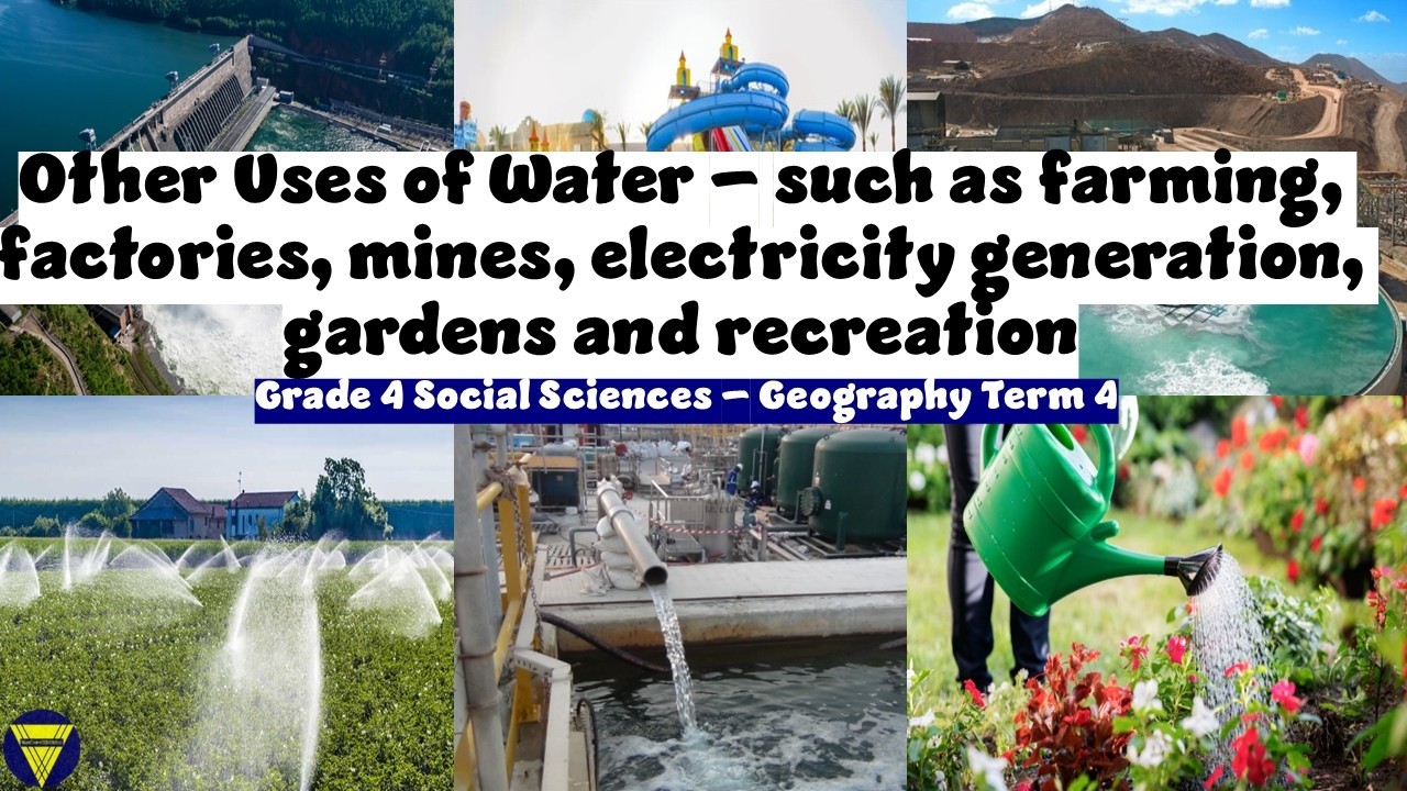 Other Uses of Water | Grade 4 Social Sciences - Geography Term 4 | CAPS-Aligned