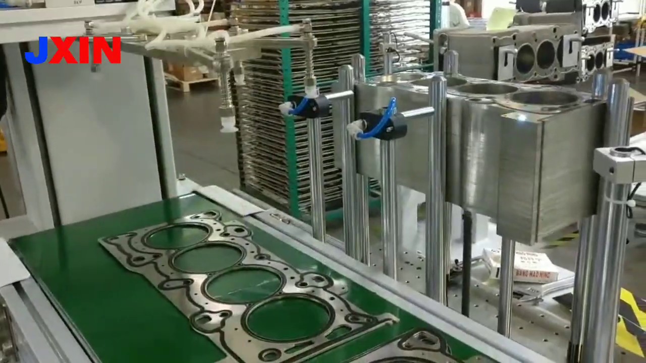 Auxiliary Manipulator for Cylinder Head Gasket Laser Marking in Automobile Industry