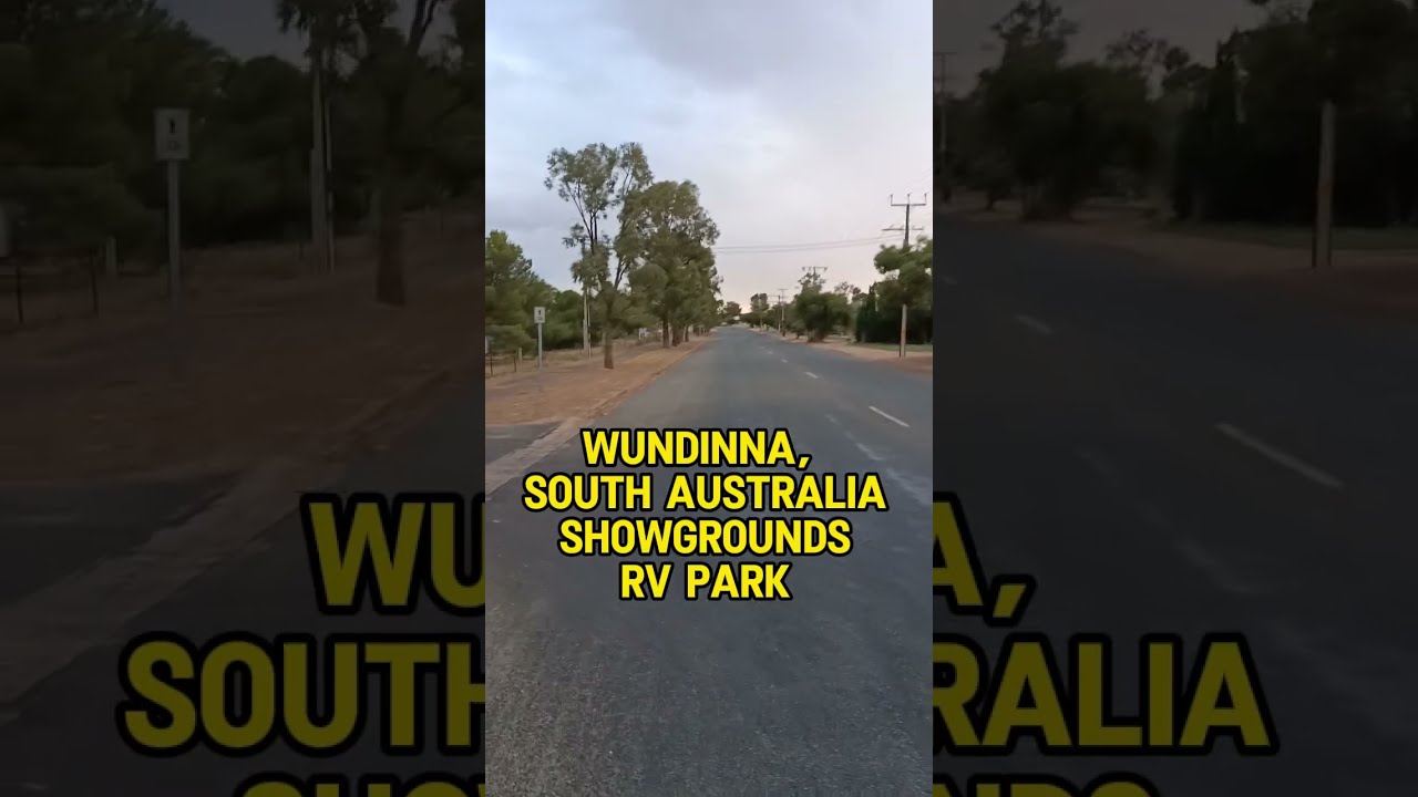 Wudinna, South Australia Showgrounds  RV Campground #camping #caravan