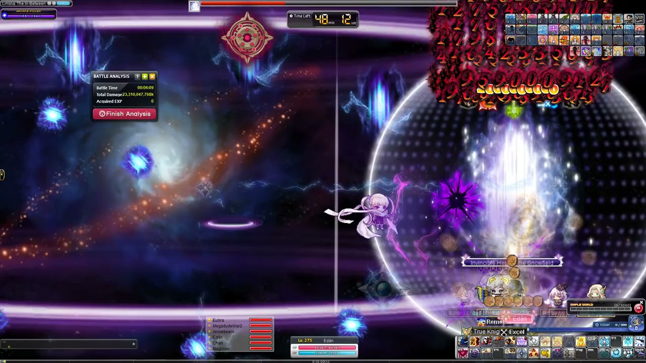 Maplestory [Reboot] Shadower Black Mage Clear #1